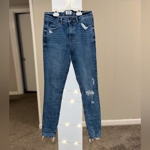 Kensie Vintage Luxe High Rise Skinny Jeans
